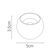 Spot Led Para Trilho Magnético Nordecor Magnetic Track Kay Loz 6711 5w 48v 3000K Luz Amarela