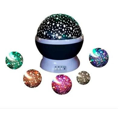 Luminaria Projetor Estrela 360 Galaxy Star Master Preto