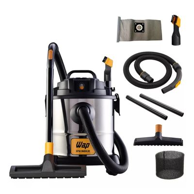 Aspirador De Pó E Água 1600w 20 Litros Gtw Inox 20 Wap Cor Prateado 110V