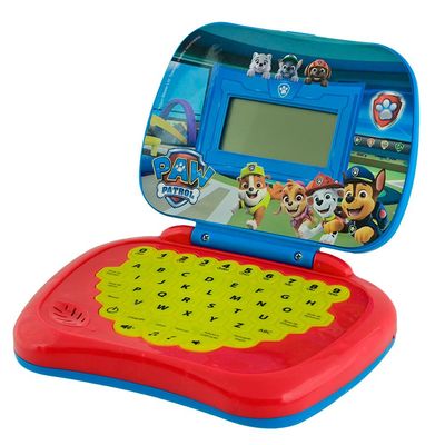 Kit Laptop Infantil Educativo Candide Patrulha Canina Bilíngue + 1 Fidget Spinner Sortido
