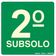 Placa Pvc Fotoluminescente 15x15 2º Subsolo - 350af - Sinalize Placa Pvc 15x15 Fotolum.(2.subsolo)sinal 350af
