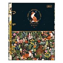 Fichário Caderno Argolado Loveland Floresta 80 Folhas - Tilibra