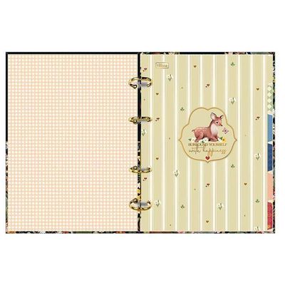 Fichário Caderno Argolado Loveland Floresta 80 Folhas - Tilibra