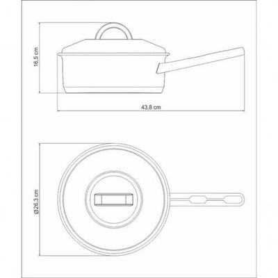 Panela Tramontina Solar 24cm Em Aço Inox