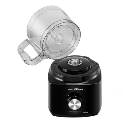 Multiprocessador Britânia 1000W 3 Em 1 Lâminas Inox BMP900C 110V