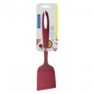 Espátula Reta Tramontina Ability 30,3cm Em Nylon Vermelha