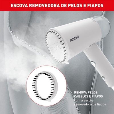 Vaporizador Roupa Portátil Arno Travel 1100W HS11 Cinza 220V