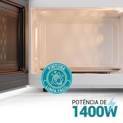 Micro-ondas 33L Philco PMO38S Limpa Fácil 1400W 110V