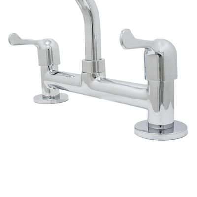 Torneira Misturador Cozinha Metal Bancada Mesa + 2 Engates íveis Malha Aço