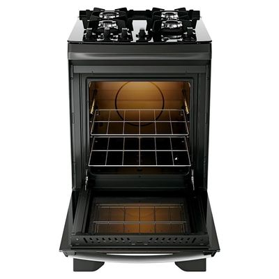 Fogão 4 Bocas Dako Supreme Glass Com Mesa Vidro Preto Bivolt