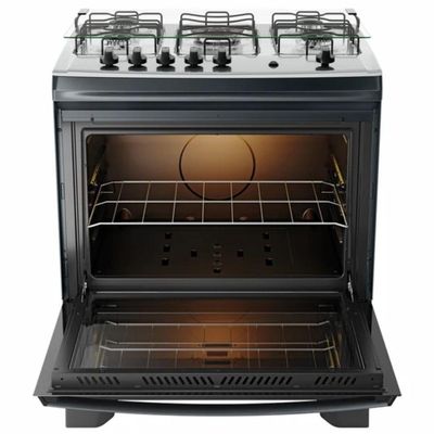 Fogão Dako 5 Bocas Supreme Mesa Inox Titanium Bivolt