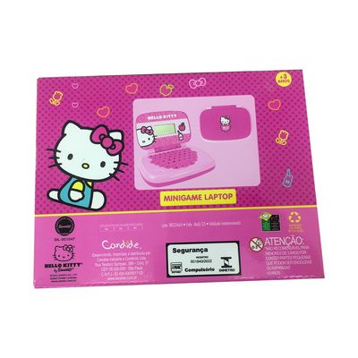 Laptop Infantil Educativo Candide Hello Kitty Bilíngue