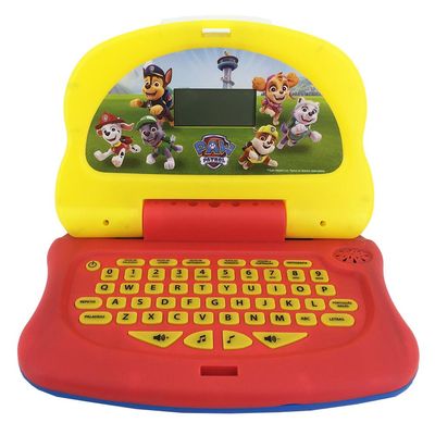 Kit Laptop Infantil Educativo Candide Patrulha Canina Adventure Tech Bilíngue + 1 Fidget Spinner Sortido