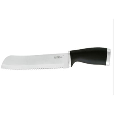 Faca Aço Ino 20cm Serra Pão Torta Bolo