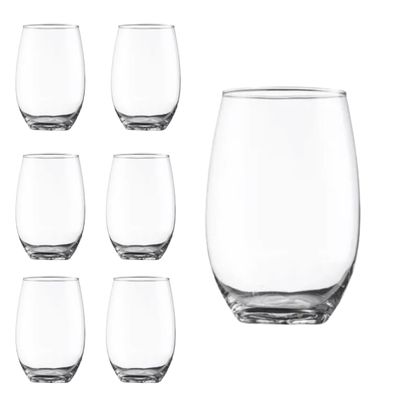 Jogo de Copos Classic 475 ml Vidro Cristal