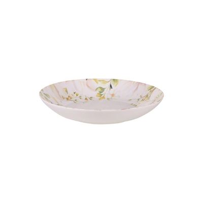 Prato Fundo Tramontina Magnolia em Porcelana Decorada 22 cm