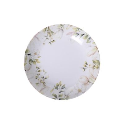 Prato Fundo Tramontina Magnolia em Porcelana Decorada 22 cm