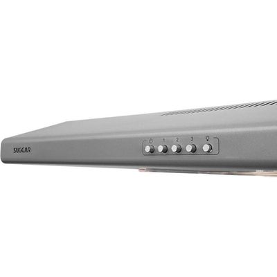Depurador De Ar Slim 60 Cm Prata Suggar 220V