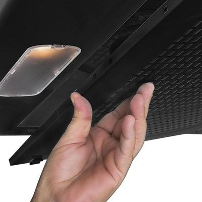 Depurador De Ar Slim 80 Cm Preto 220V
