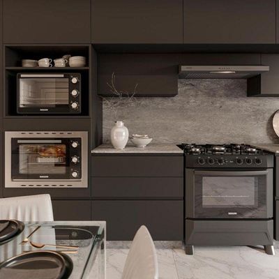 Depurador De Ar Slim 80 Cm Prata Suggar 220V