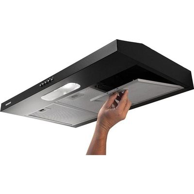 Depurador E Exaustor De Ar Slim 80 Cm Preto Suggar 220v