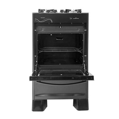 Fogão Neo Glass 4 Queimadores Preto Bivolt Fgvng410pt Suggar Bivolt