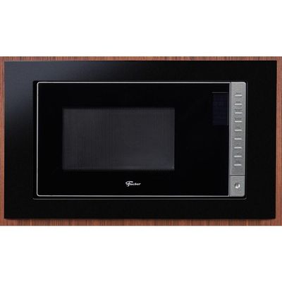 Micro-ondas Fischer Fit Line Embutir 25l Moldura Preto 220V