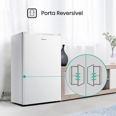 Frigobar Hisense 115L Branco RR157NW3A 110V