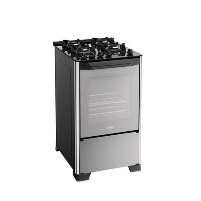 Fogão 4 Bocas Dako Magister Style Com Mesa De Vidro Espelhado Bivolt