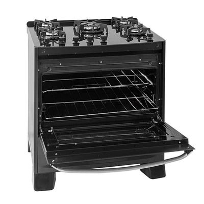 Fogão Master Grill 5 Queimadores Preto Suggar 127v
