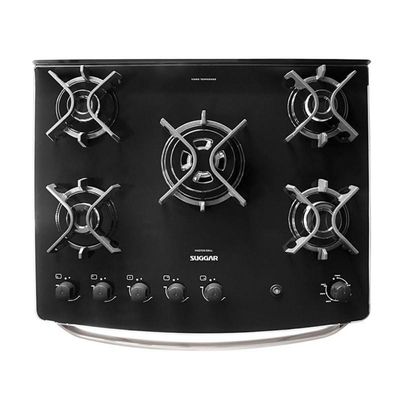 Fogão Master Grill 5 Queimadores Preto Suggar 127v
