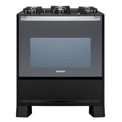 Fogão Master Grill 5 Queimadores Preto Suggar 127v