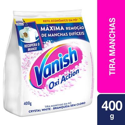 Kit Omo pó Perfect White 4kg + Vanish Multi Power Oxi Action 400G