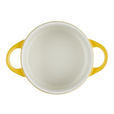 MINI COCOTTE LE CREUSET 250ML 10CM BK/AMARELO NÉCTAR 71901106720100