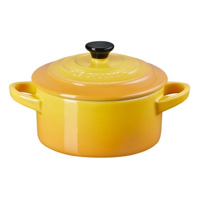MINI COCOTTE LE CREUSET 250ML 10CM BK/AMARELO NÉCTAR 71901106720100
