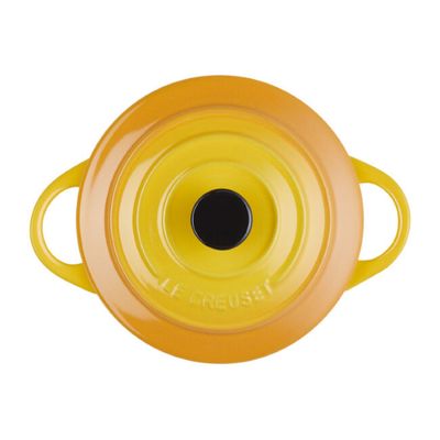 MINI COCOTTE LE CREUSET 250ML 10CM BK/AMARELO NÉCTAR 71901106720100