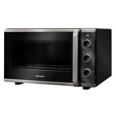 Forno Elétrico De Bancada Mueller 50 Litros E 3 Modos De Assar MFB50K Preto 110V
