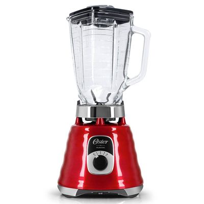 Kit New Osterizer Vermelho - Liquidificador e Jarra Blend N Go - 220V