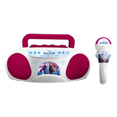 Kit Frozen - Laptop Infantil Bilíngue + Boombox Karaoke