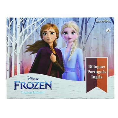 Kit Frozen - Laptop Infantil Bilíngue + Boombox Karaoke