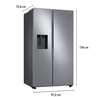 Geladeira Samsung Side By Side RS60 602 Litros Inox Look RS60T5200S9/BZ 220V