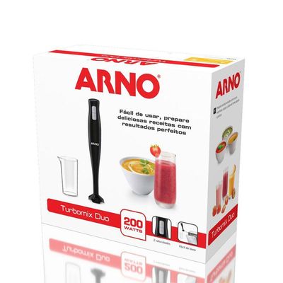 Mixer Arno Turbomix Duo 200W MX21 Preto 110V