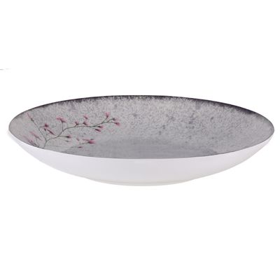 Prato Fundo de Porcelana Decorada Floralis 21cm 12un - Tramontina 96580/082