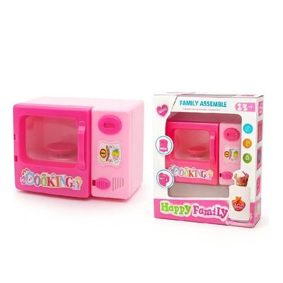 Mini Microondas Infantil Cozinha Brinquedo Forno Didatico Para Criança Boneca