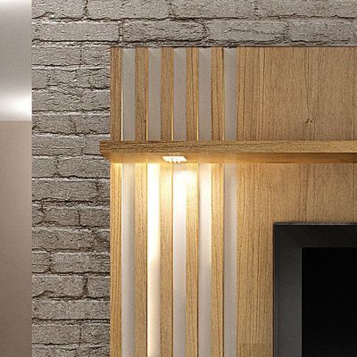 Estante Home Plenus Valdemóveis Cinamomo-off White