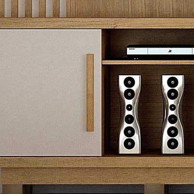 Estante Home Plenus Valdemóveis Cinamomo-off White