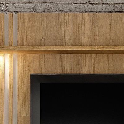 Estante Home Plenus Valdemóveis Cinamomo-off White