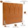Cabeceira Cama Box Casal  Casal 140 cm Aurora W01 Couríssimo Canela - Lyam Decor