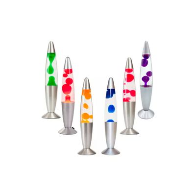 Luminária Abajur de Mesa Decorativo Retrô Lava Lamp 34CM Para Sala Quarto Escritório 220v roxo