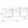 Aparador Buffet Bar Para Sala 02 Portas 02 Gavetas Valentim B01 Cinamomo Off White - Lyam Decor